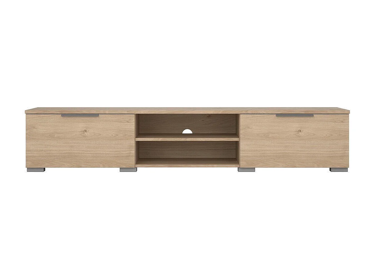 Meuble TV 2 tiroirs et 2 niches L173 cm - BILLIE