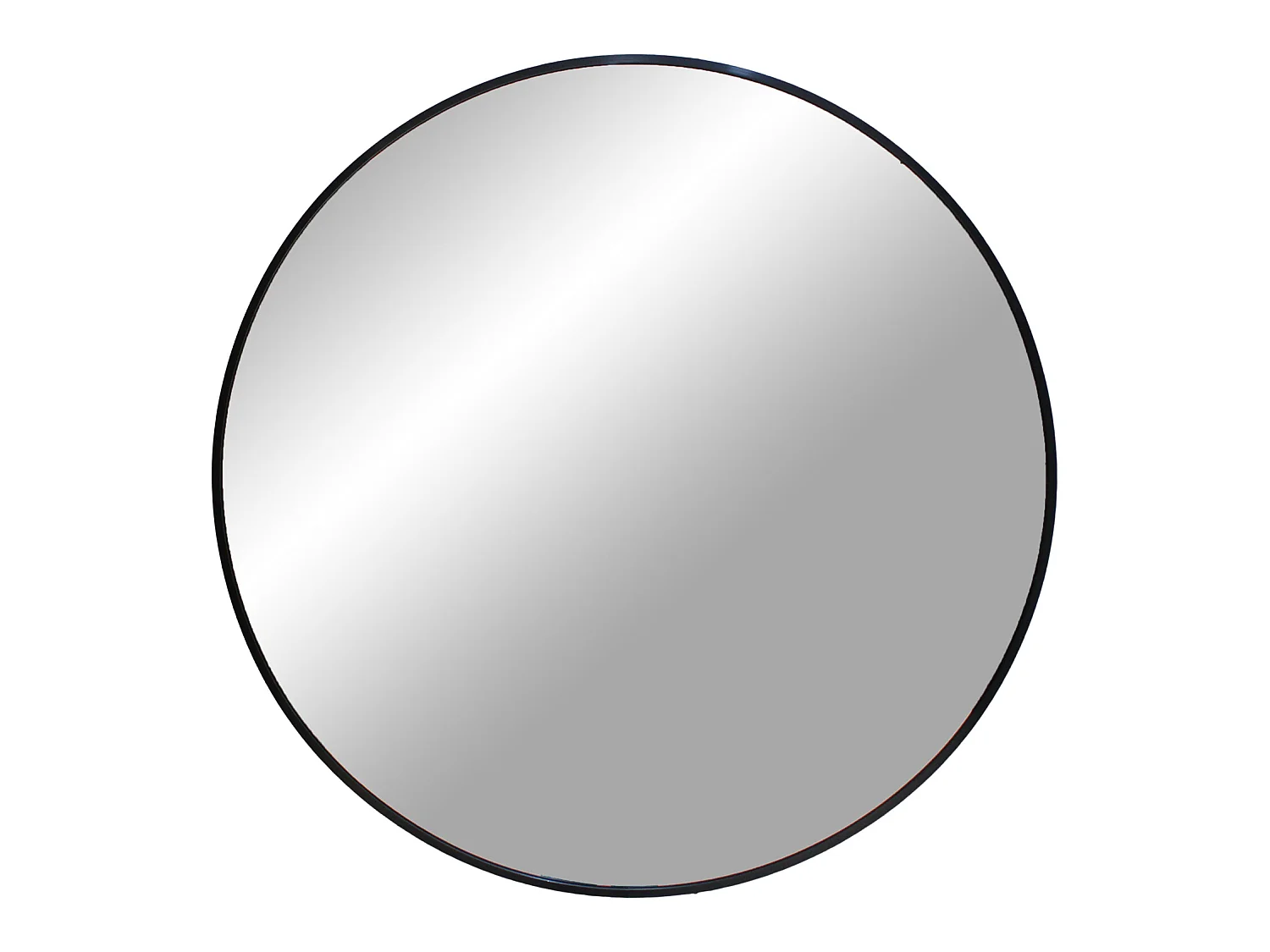 Madrid Miroir Ø60 cm, noir.