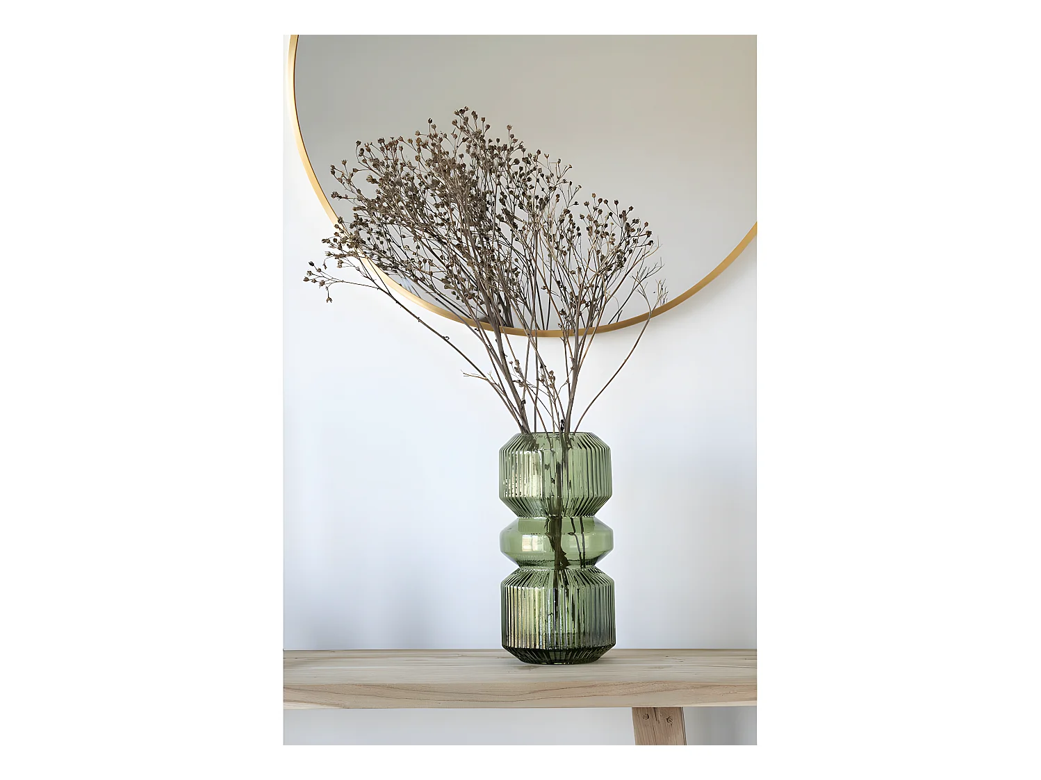 Madrid Spiegel Ø60cm Messing dekor.