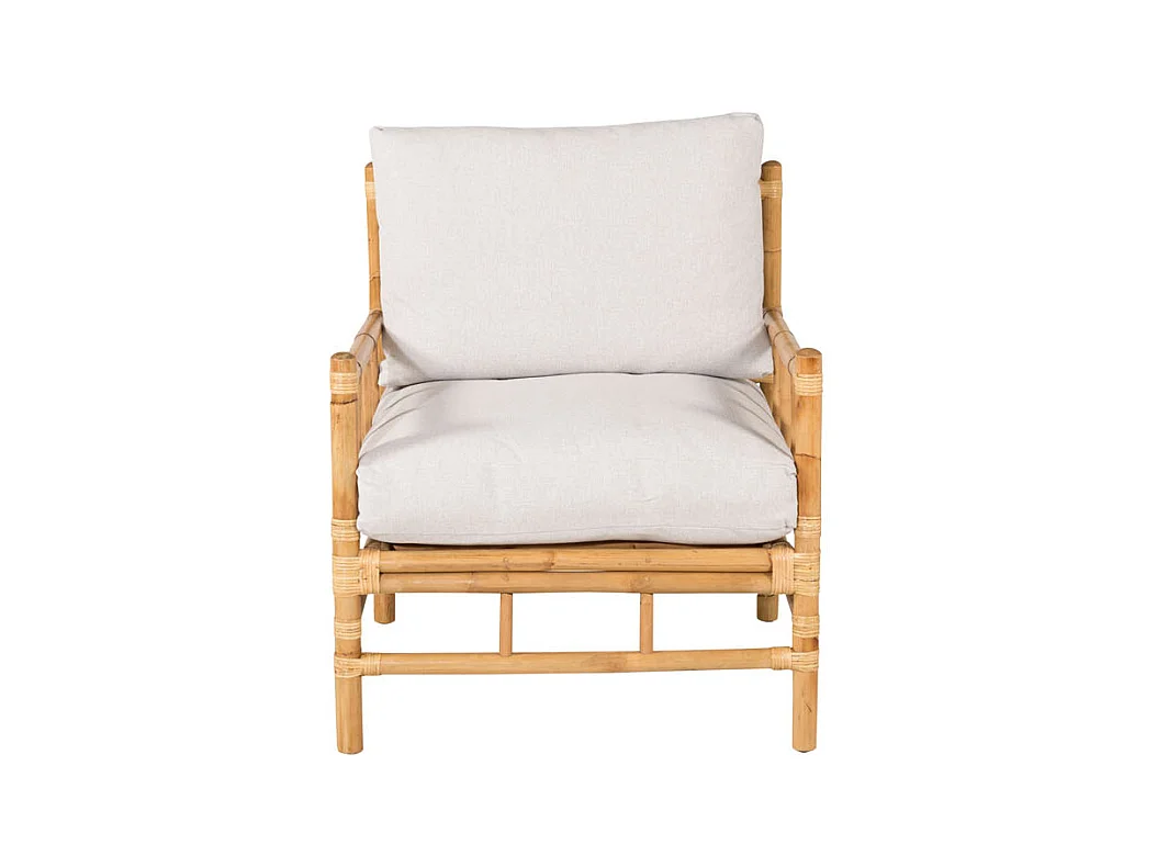 Fauteuil de Jardin "Cane" 88cm Naturel