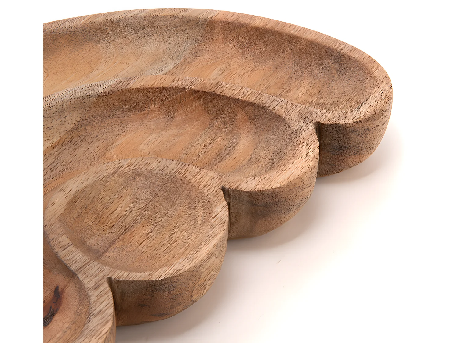 Vide poche arc-en-ciel en bois nature