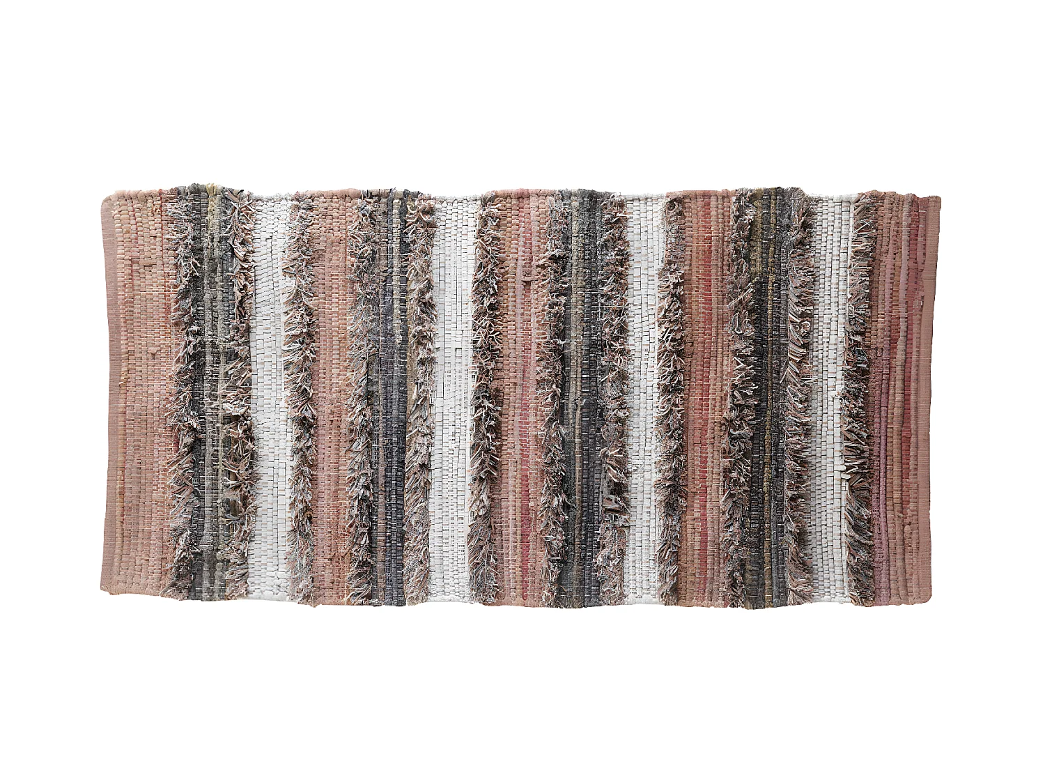 Teppich aus Baumwolle und Polyester, 60 x 120 cm