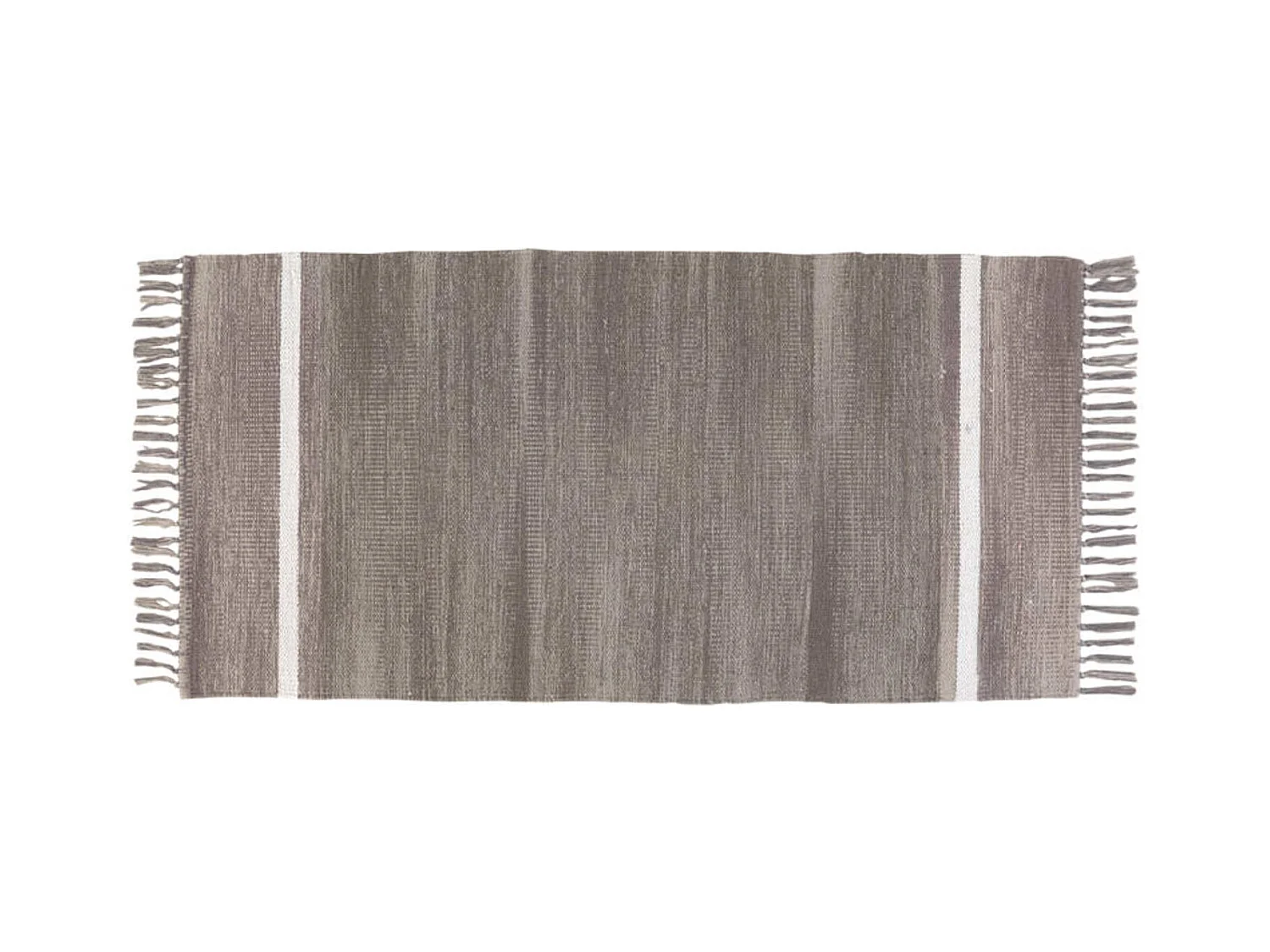 Alfombra de algodón FORMENTERA de 60x120cm color GRIS