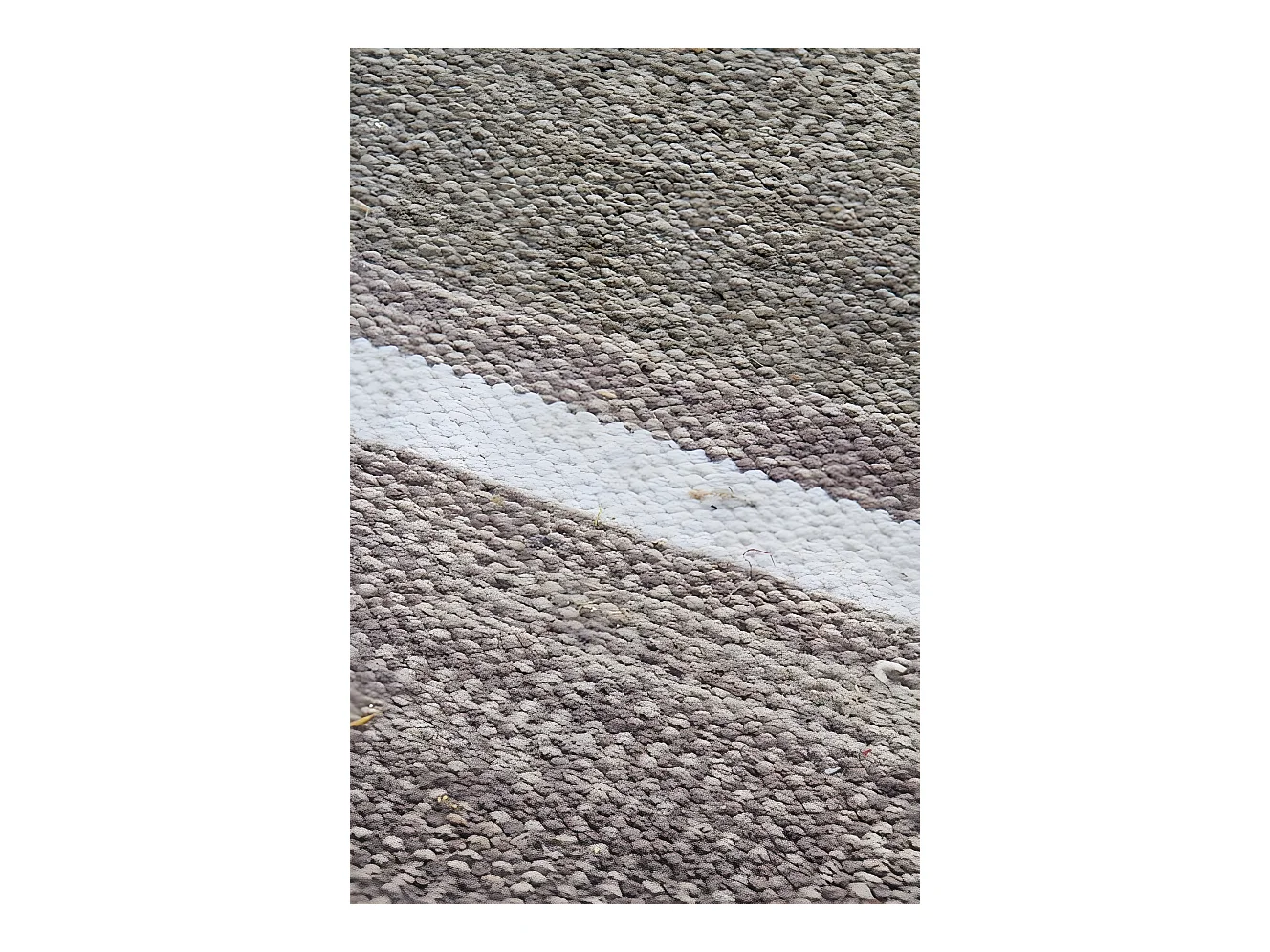 Alfombra de algodón FORMENTERA de 60x120cm color GRIS