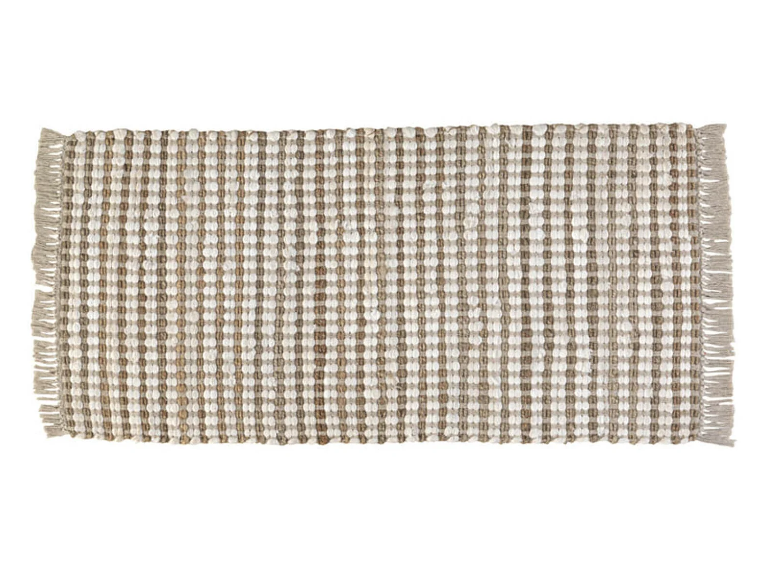 Alfombra yute y algodón PROVENZA de 60x120cm