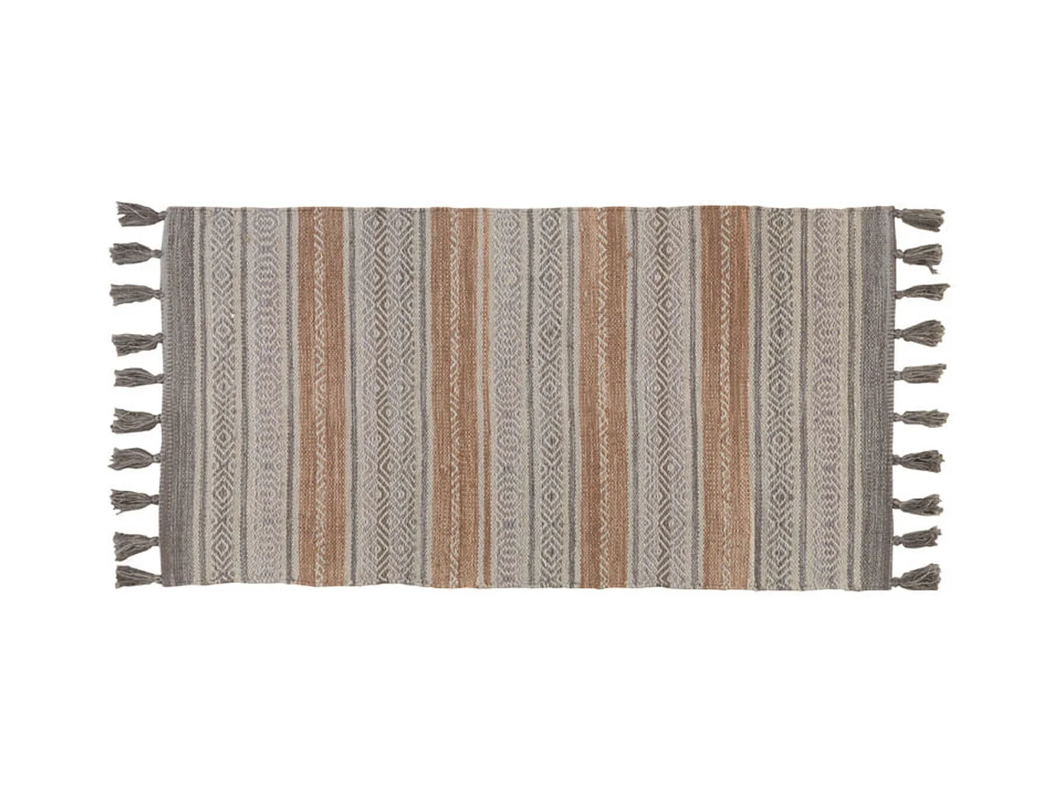 Tapis en coton rouge 60x120 cm
