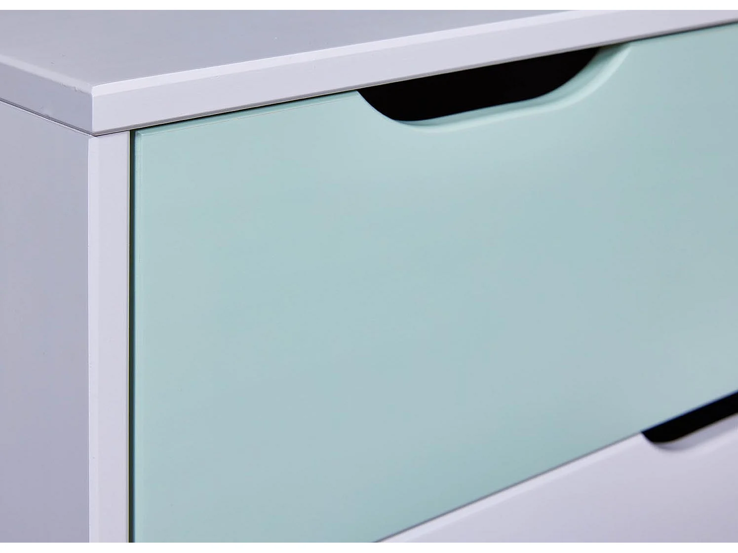 Commode Enfant 5 Tiroirs "Paty" 92cm Vert Sauge