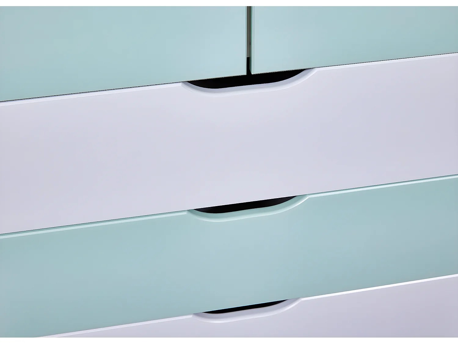 Commode Enfant 5 Tiroirs "Paty" 92cm Vert Sauge