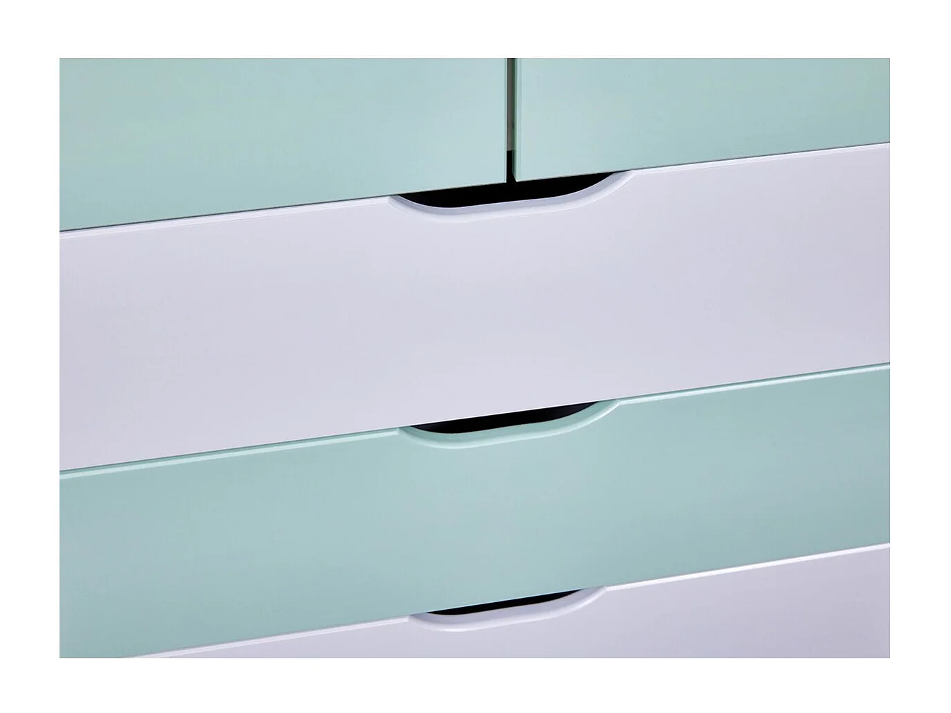 Commode Enfant 5 Tiroirs "Paty" 92cm Vert Sauge