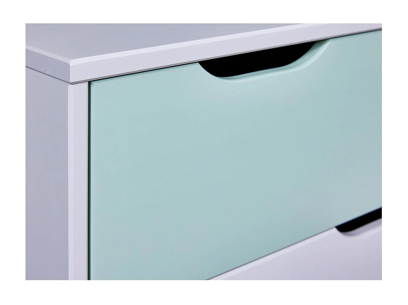 Commode Enfant 5 Tiroirs "Paty" 92cm Vert Sauge