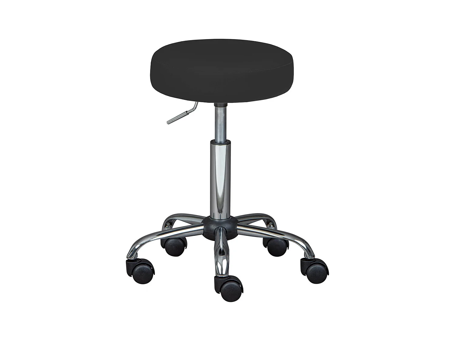 Tabouret Pivotant Design "Pivoar" 50-66cm Noir