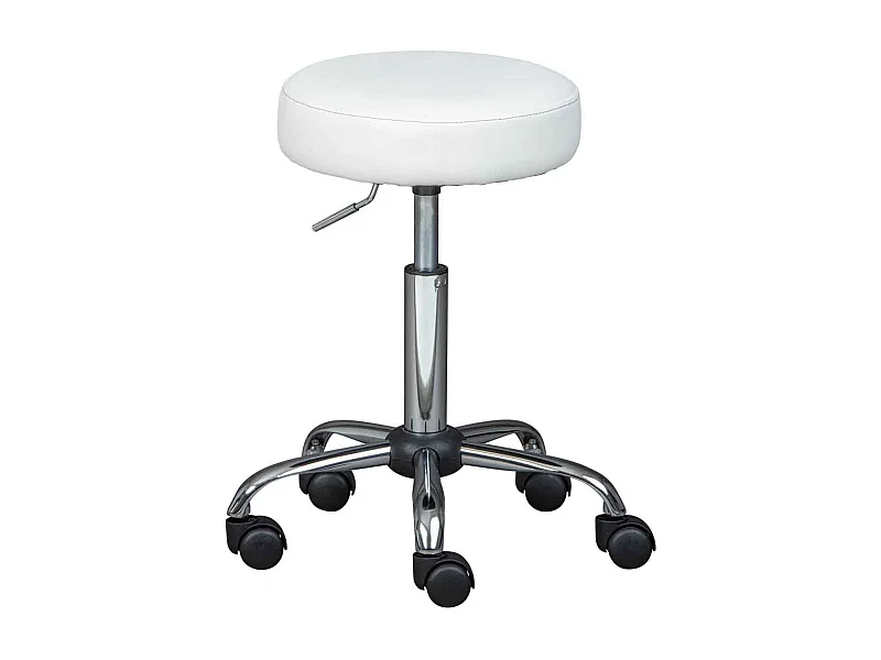 Asra Bürostuhl Drehhocker Weiss.