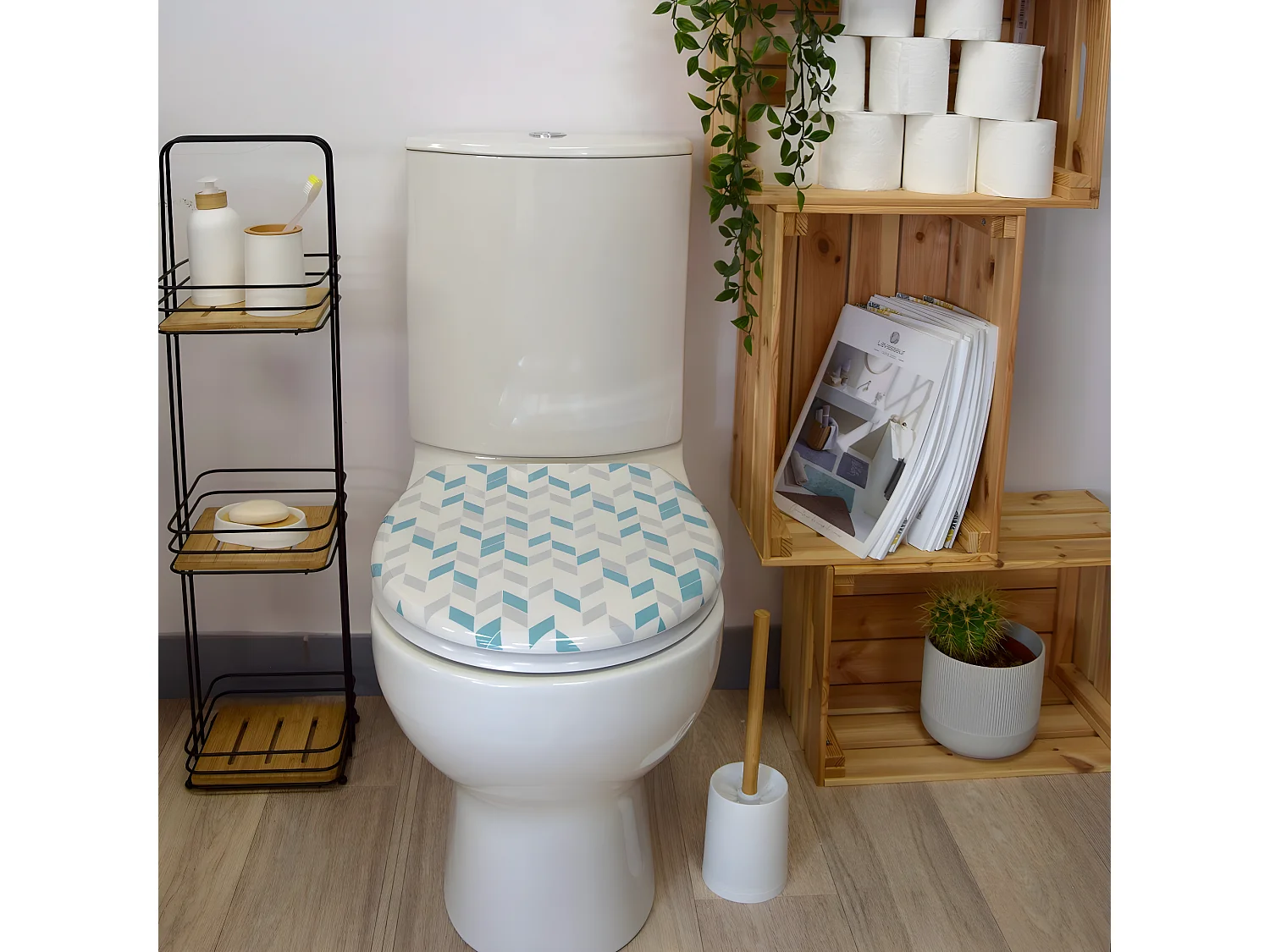 Abattant WC Thermodur Géométrique SCANDI