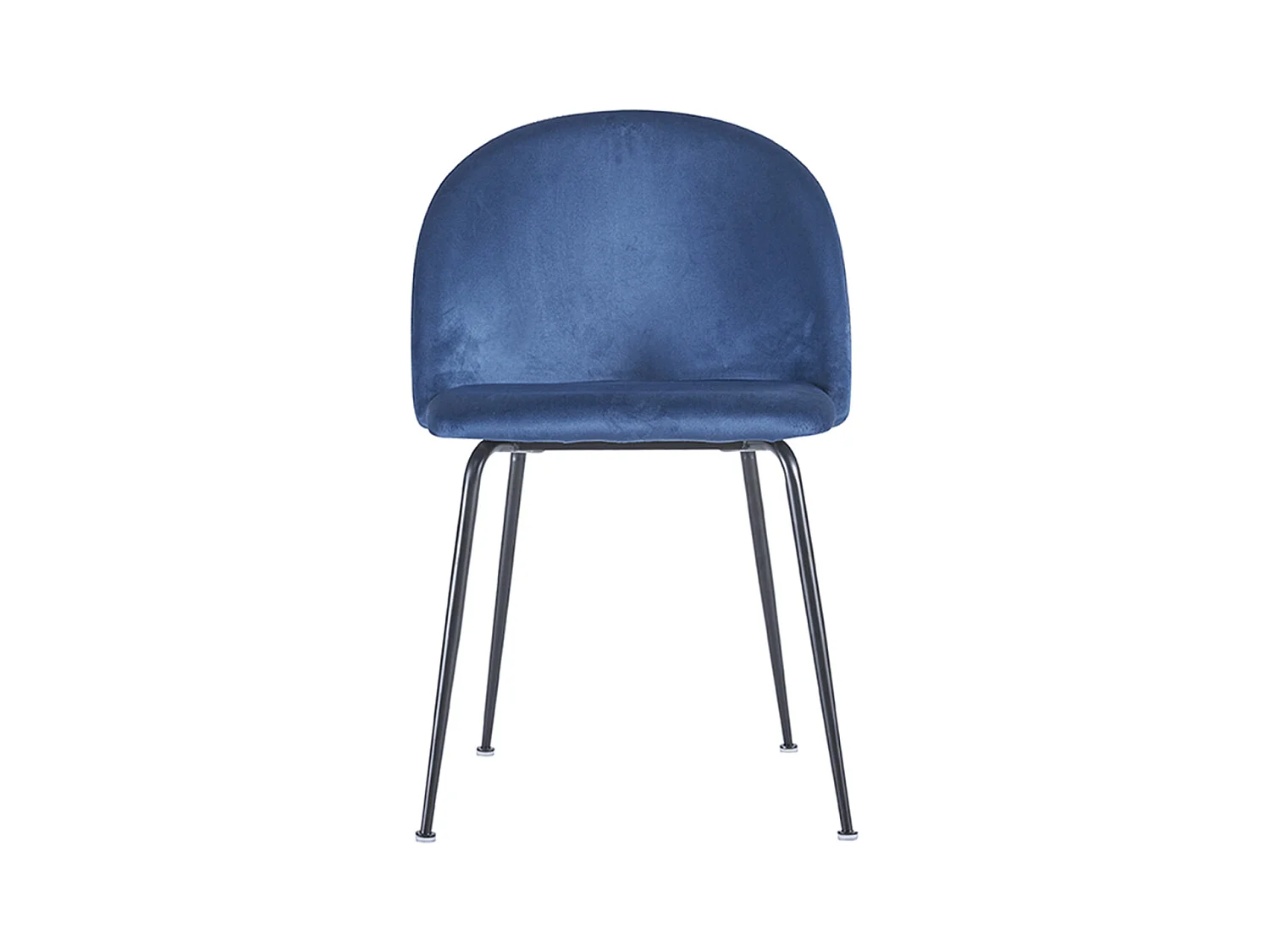 Packs Sillas Comedor - Pack 2 Sillas Black Dalnia Terciopelo - Azul