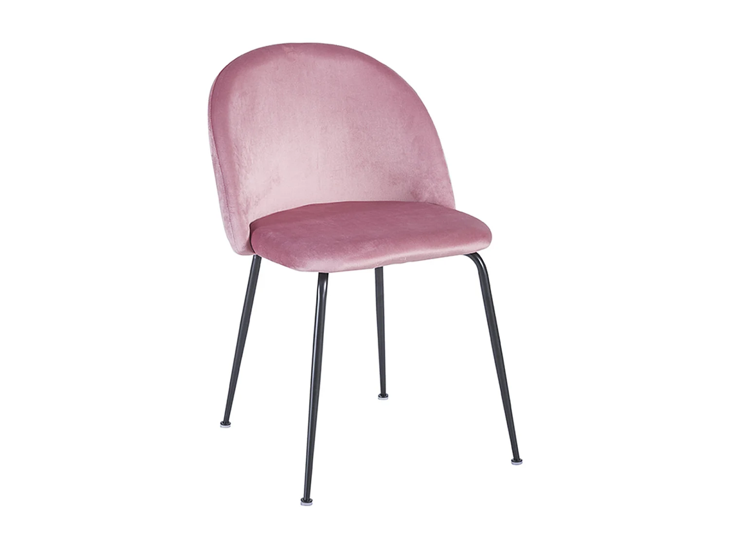 Packs Sillas Comedor - Pack 2 Sillas Black Dalnia Terciopelo - Rosa