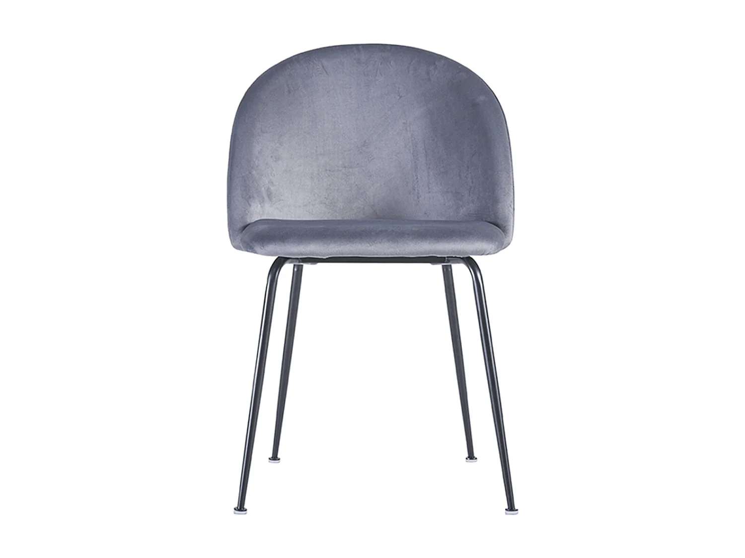 Packs Sillas Comedor - Pack 2 Sillas Black Dalnia Terciopelo - Gris oscuro