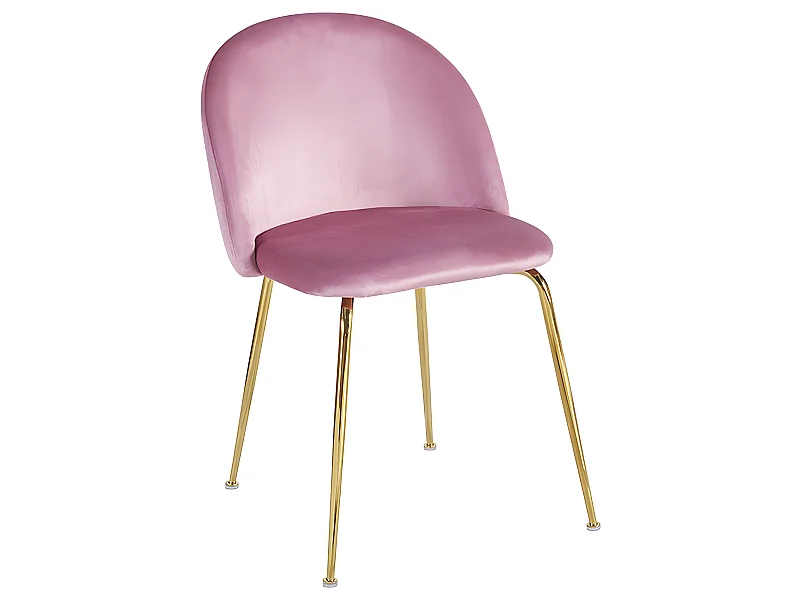 Packs Sillas Comedor - Pack 2 Sillas Golden Dalnia Terciopelo - Rosa