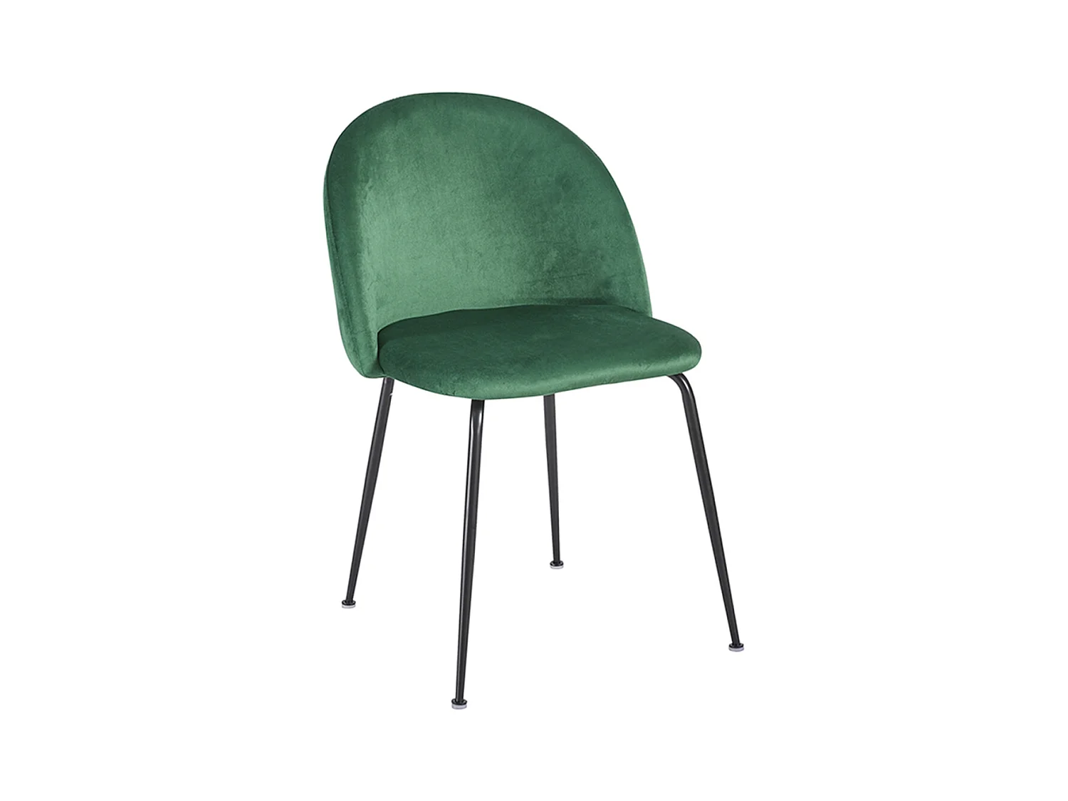 Packs Sillas Comedor - Pack 6 Sillas Black Dalnia Terciopelo - Verde