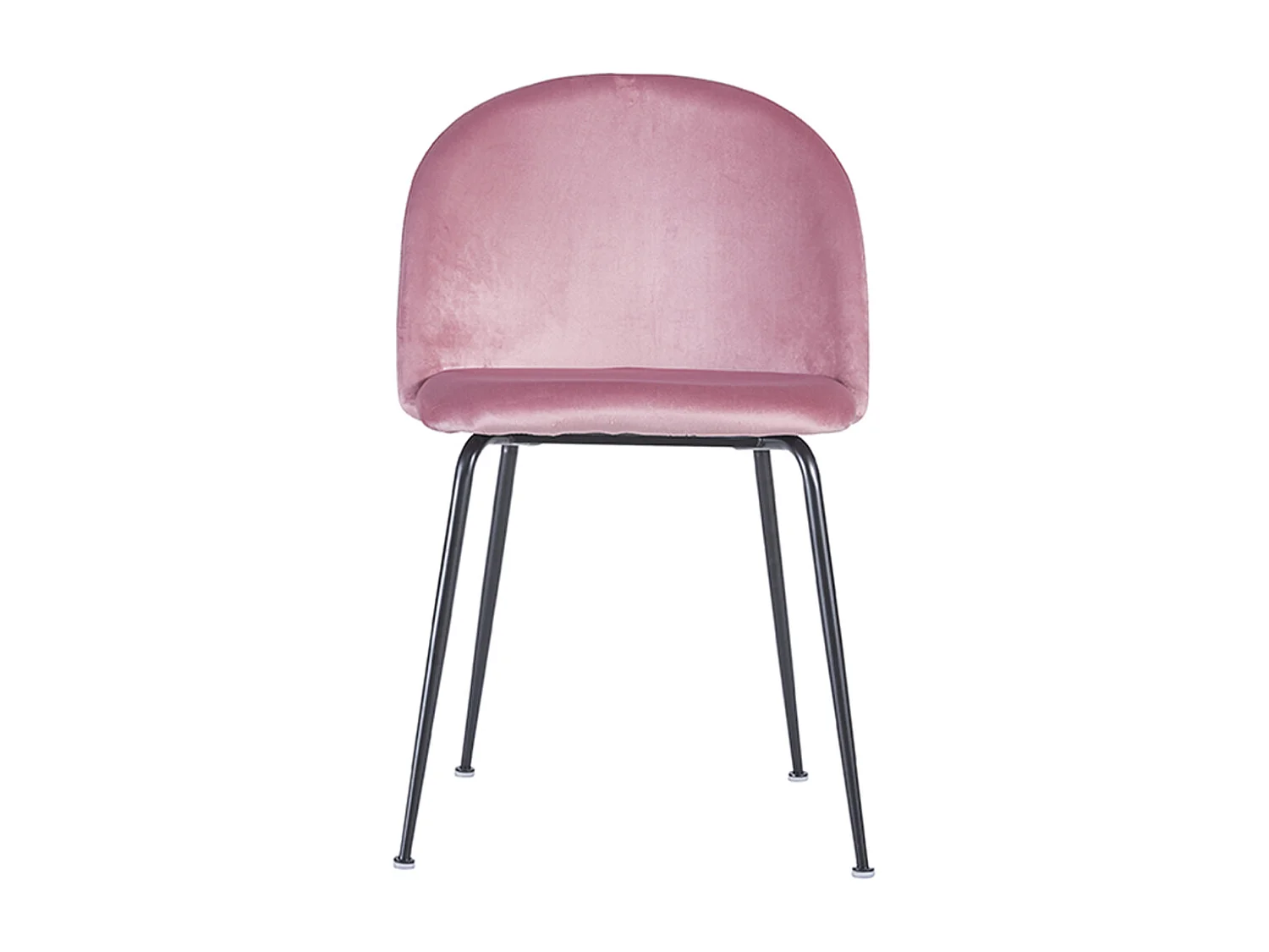 Packs Sillas Comedor - Pack 4 Sillas Black Dalnia Terciopelo - Rosa