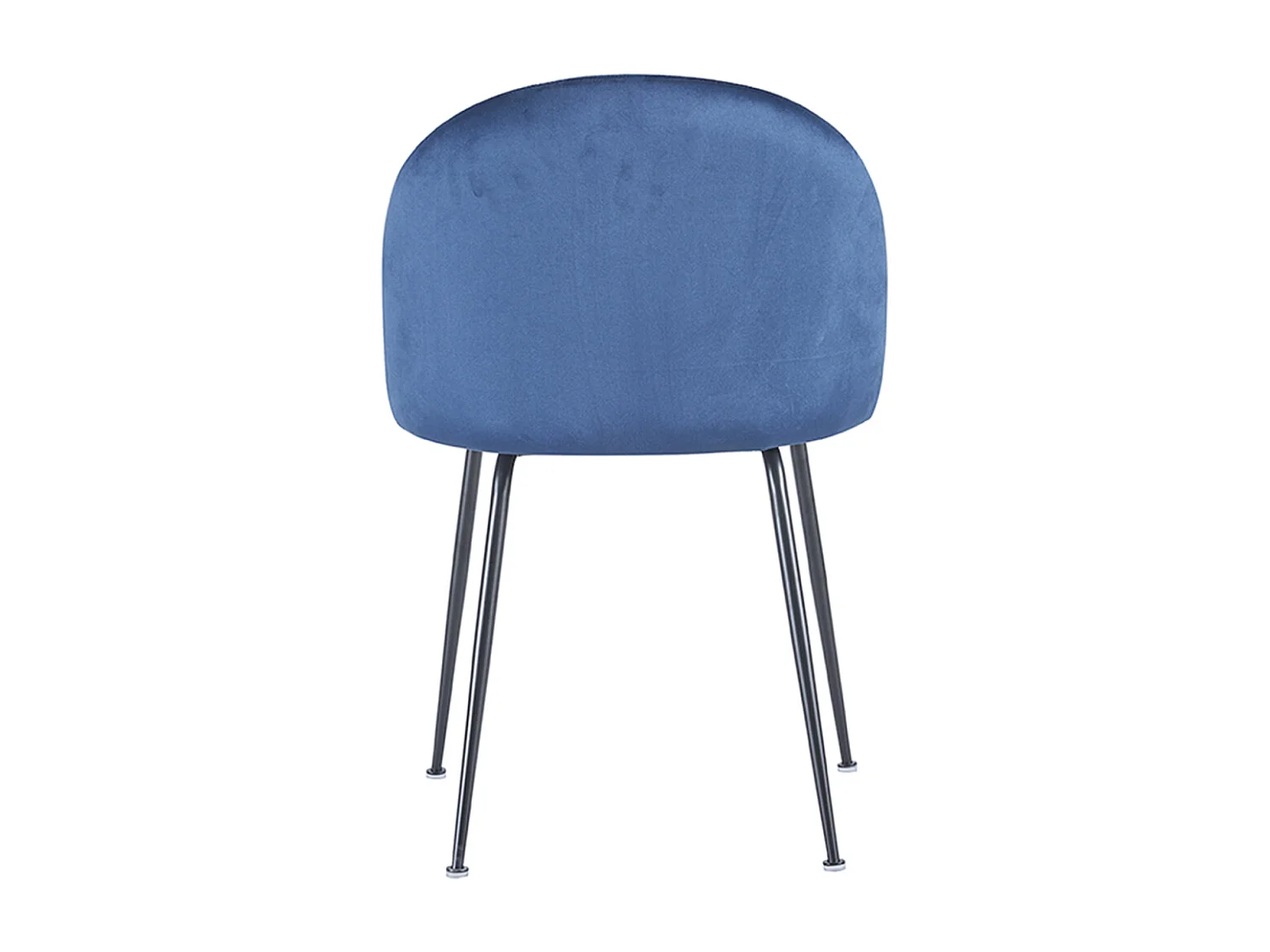 Packs Sillas Comedor - Pack 4 Sillas Black Dalnia Terciopelo - Azul