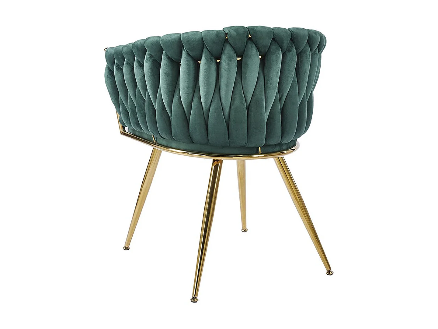 Sillas Comedor - Silla Widny Golden Terciopelo - Verde