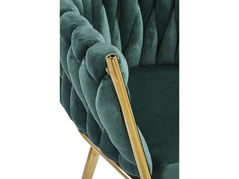 Sillas Comedor - Silla Widny Golden Terciopelo - Verde