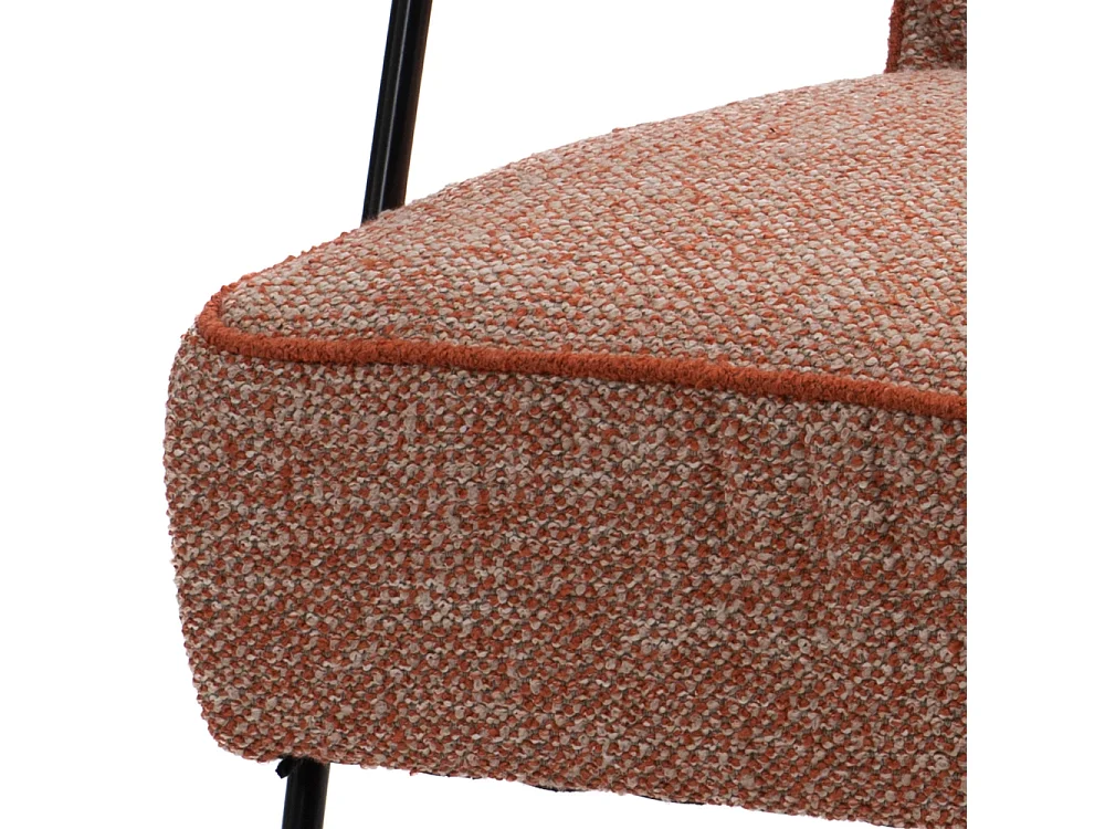 Fauteuil Huggy chiné orange