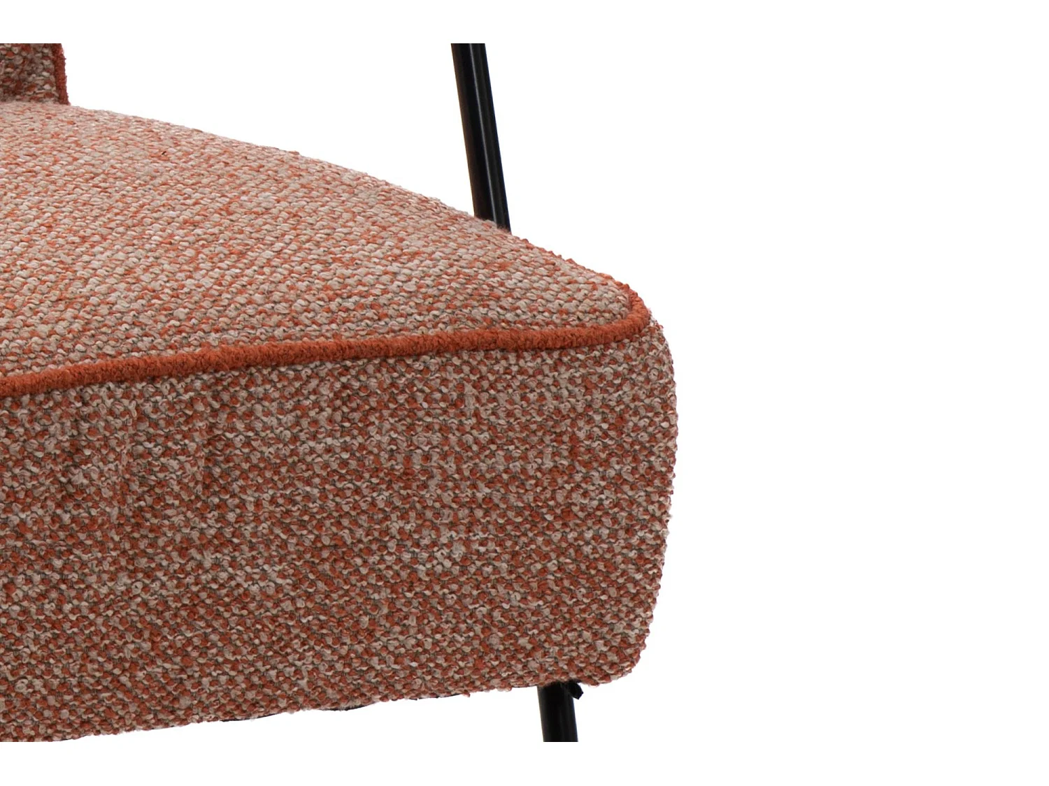 Fauteuil Huggy chiné orange