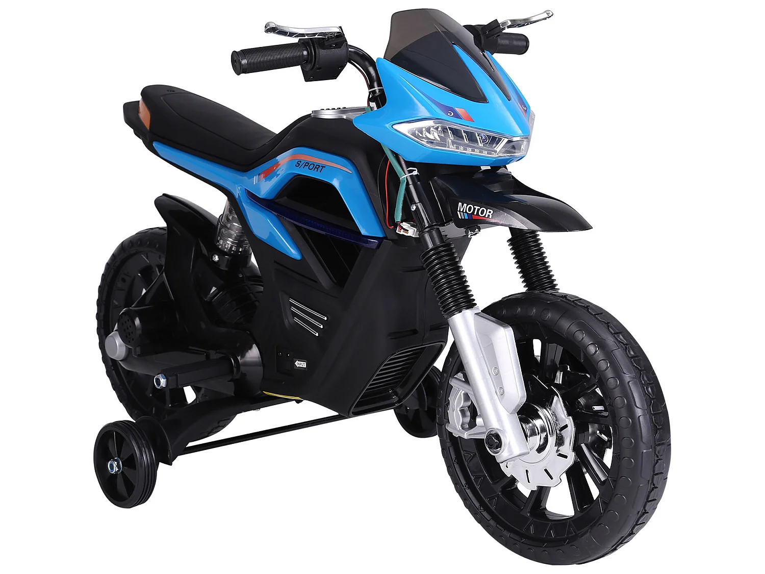 Moto eléctrica infantil azul 105x52,3x62,3cm HOMCOM