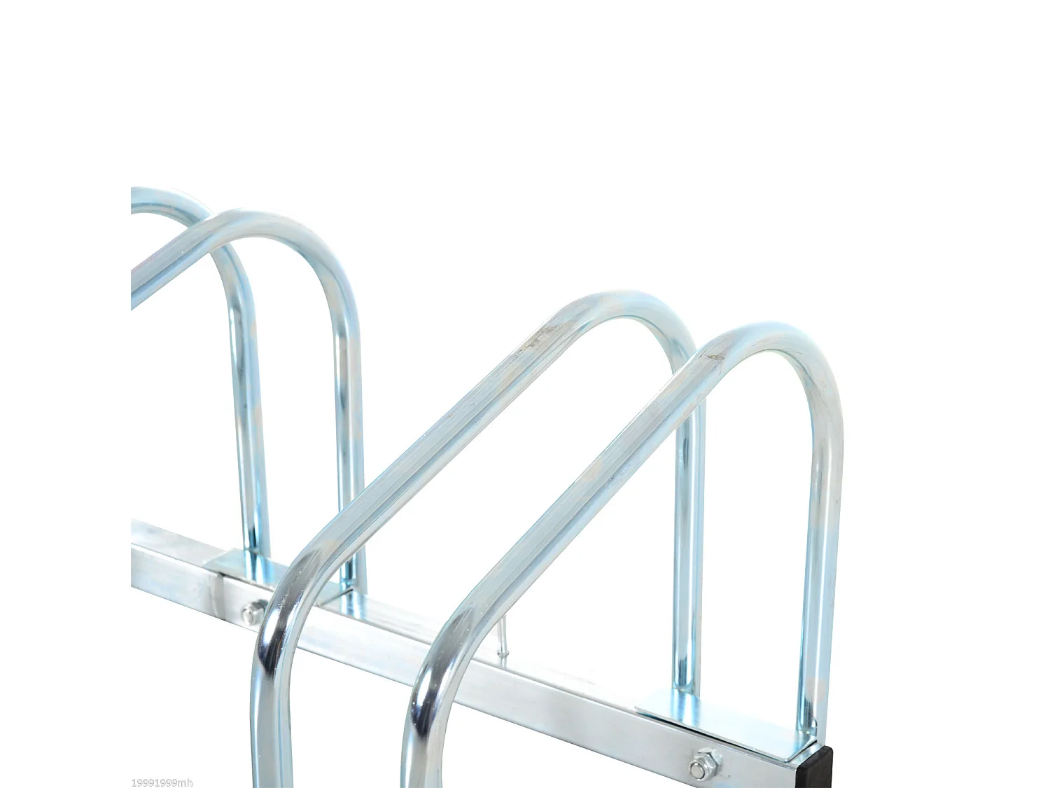 Aparcamiento para bicicletas plata 76x33x27 cm HOMCOM