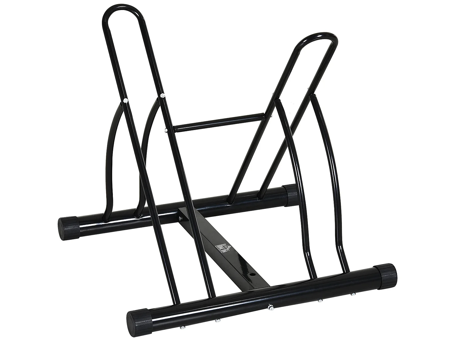 Soporte para bicicletas negro 60x54x57 cm HOMCOM