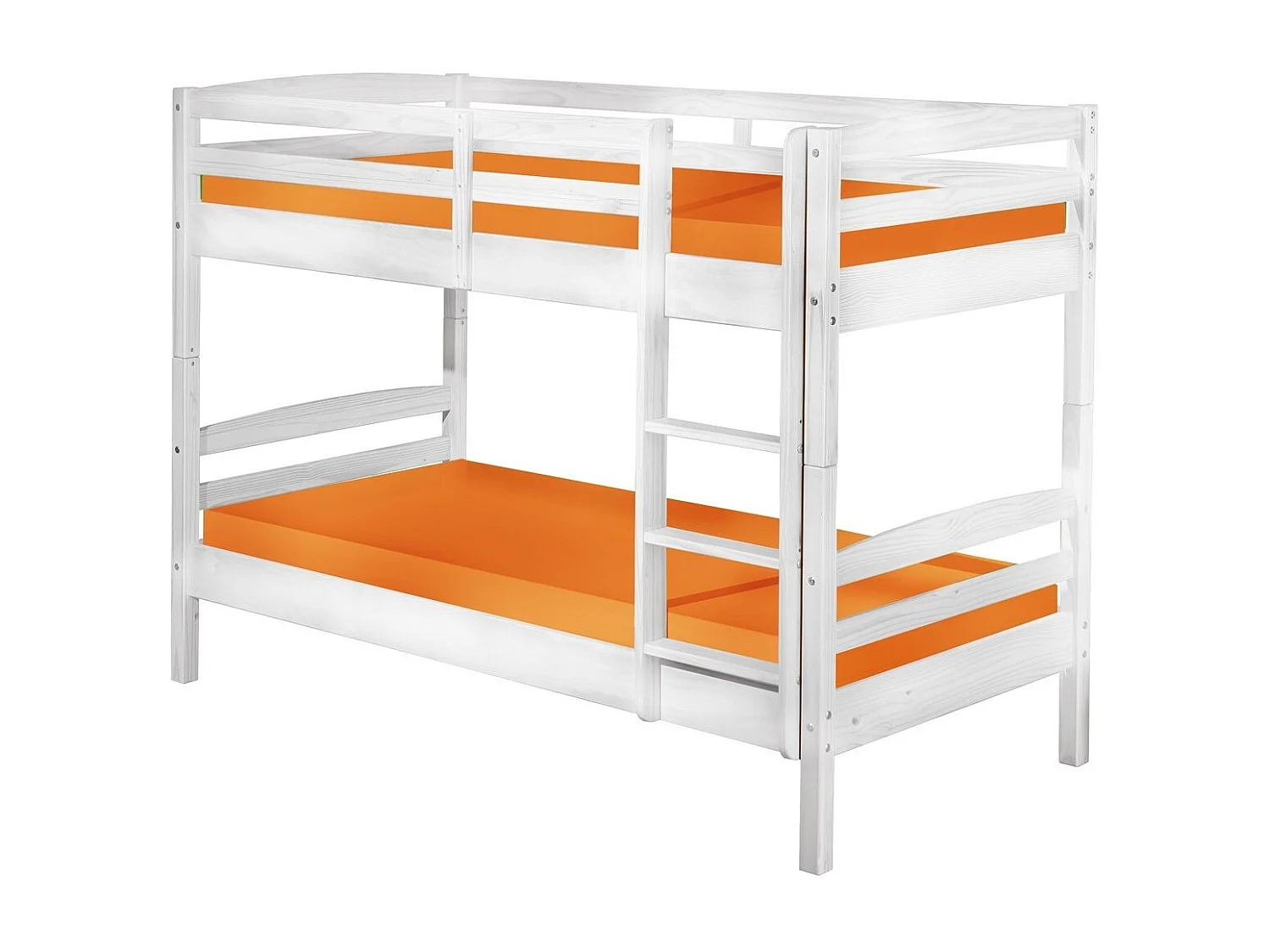 Salva wit gelakt massief grenen stapelbed 90x190 cm