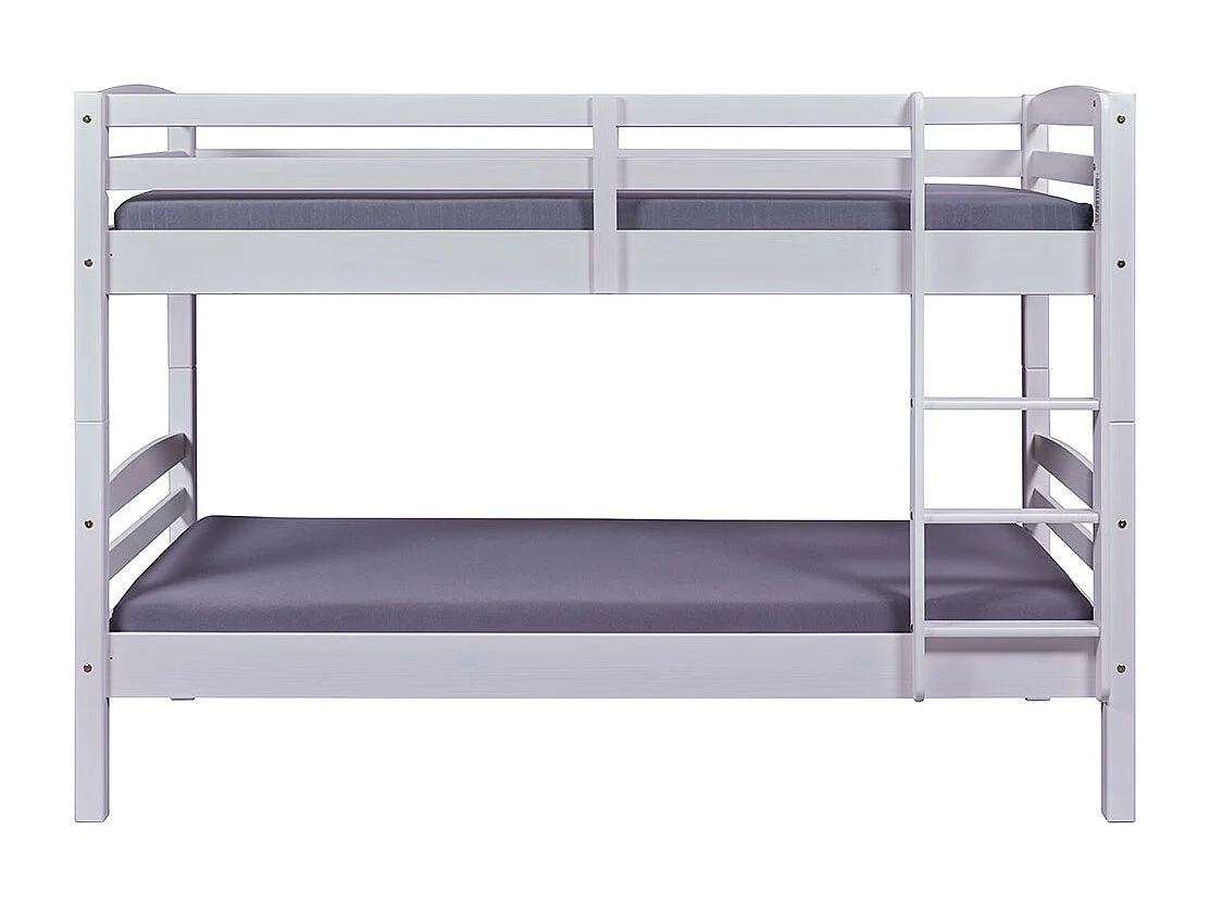 Salva wit gelakt massief grenen stapelbed 90x190 cm