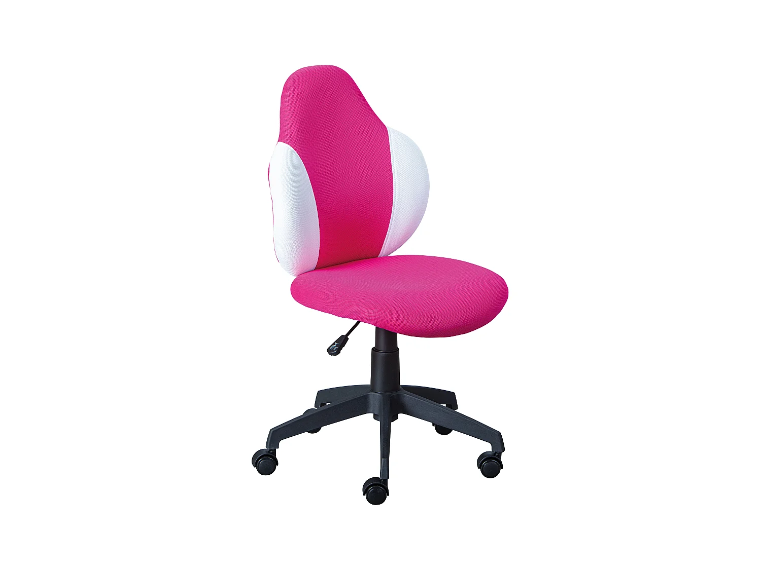 Sedia da ufficio Jessi lampone, bianco.