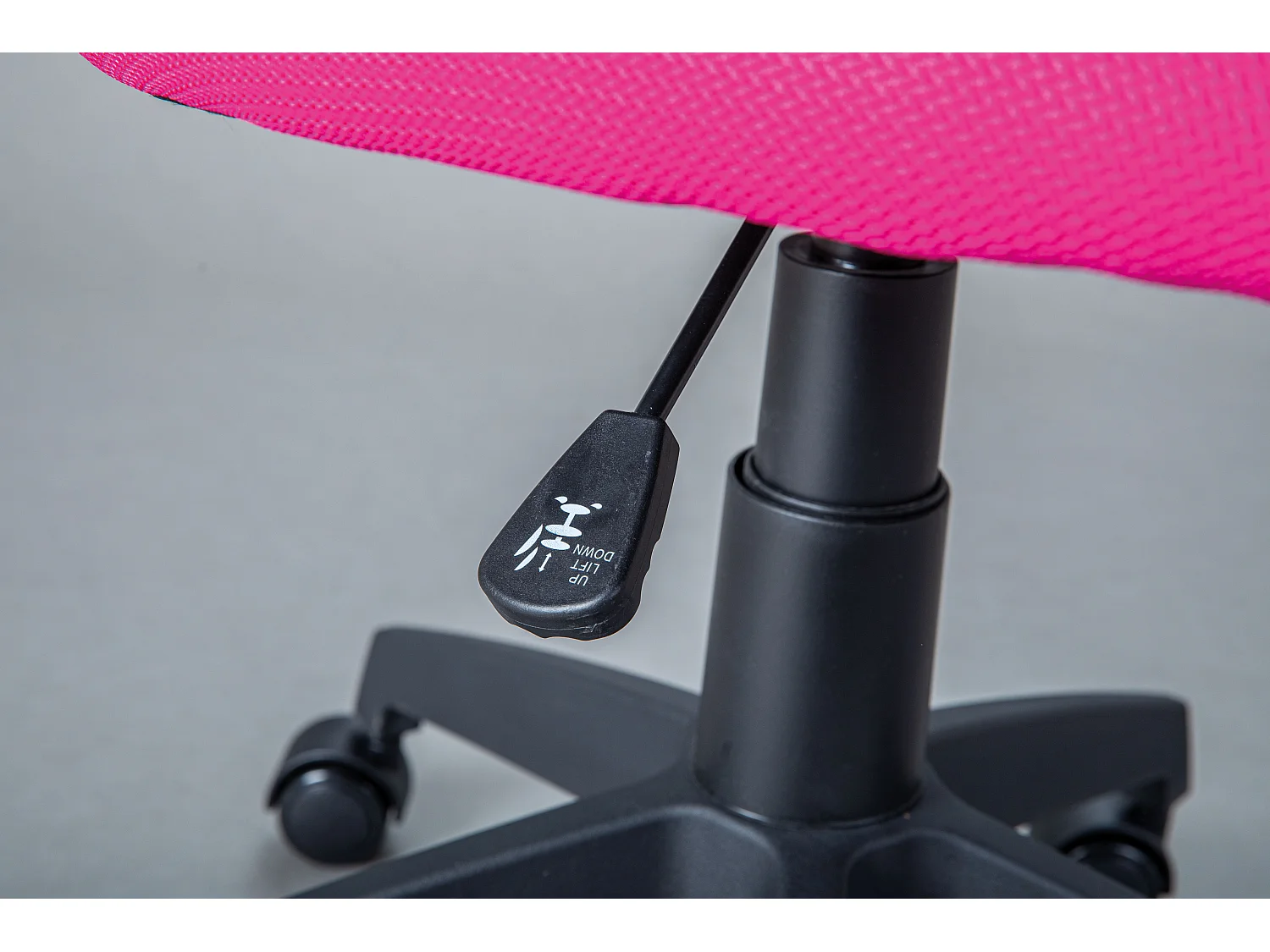 Chaise de Bureau "Jessi" 100cm Rose & Blanc