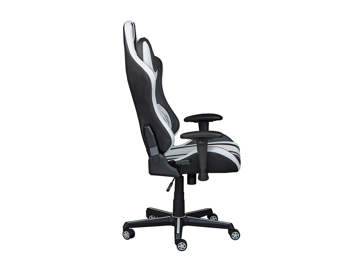 Fauteuil de Bureau "Zébré" 125-137cm Noir & Blanc