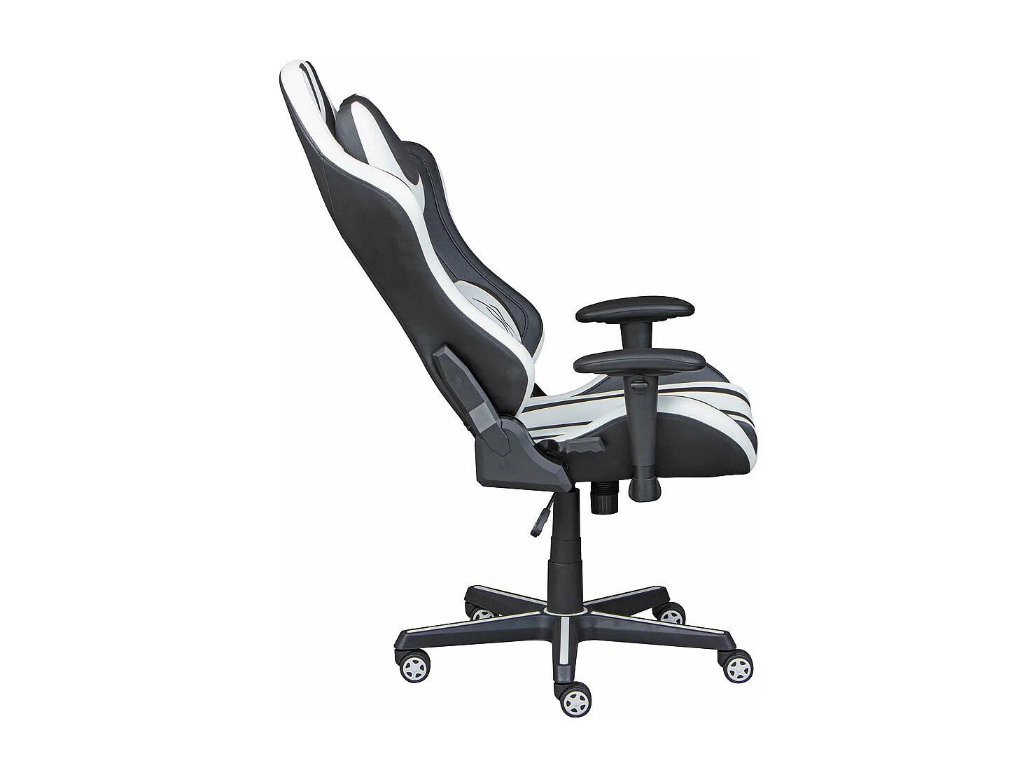 Fauteuil de Bureau "Zébré" 125-137cm Noir & Blanc