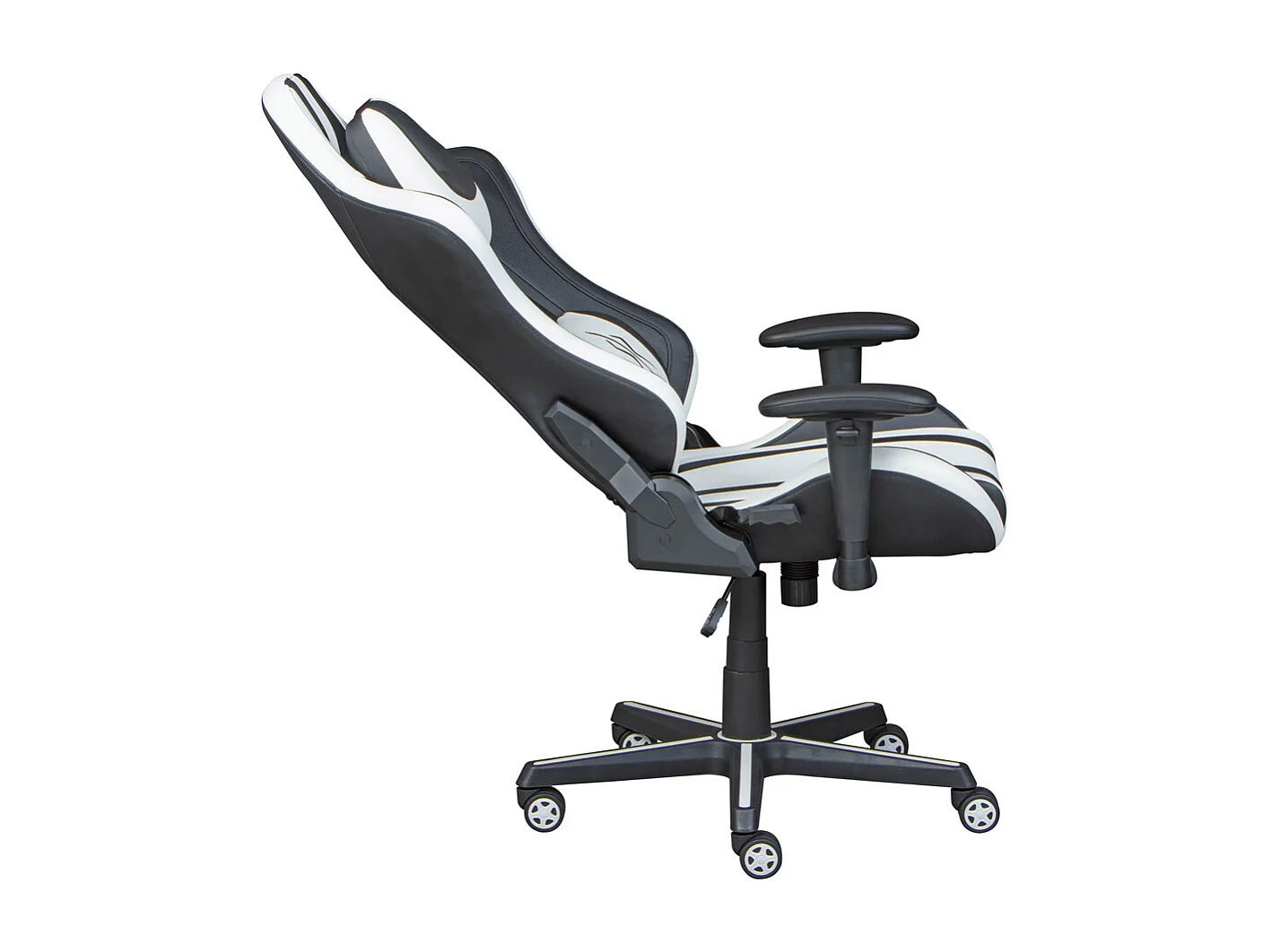 Fauteuil de Bureau "Zébré" 125-137cm Noir & Blanc