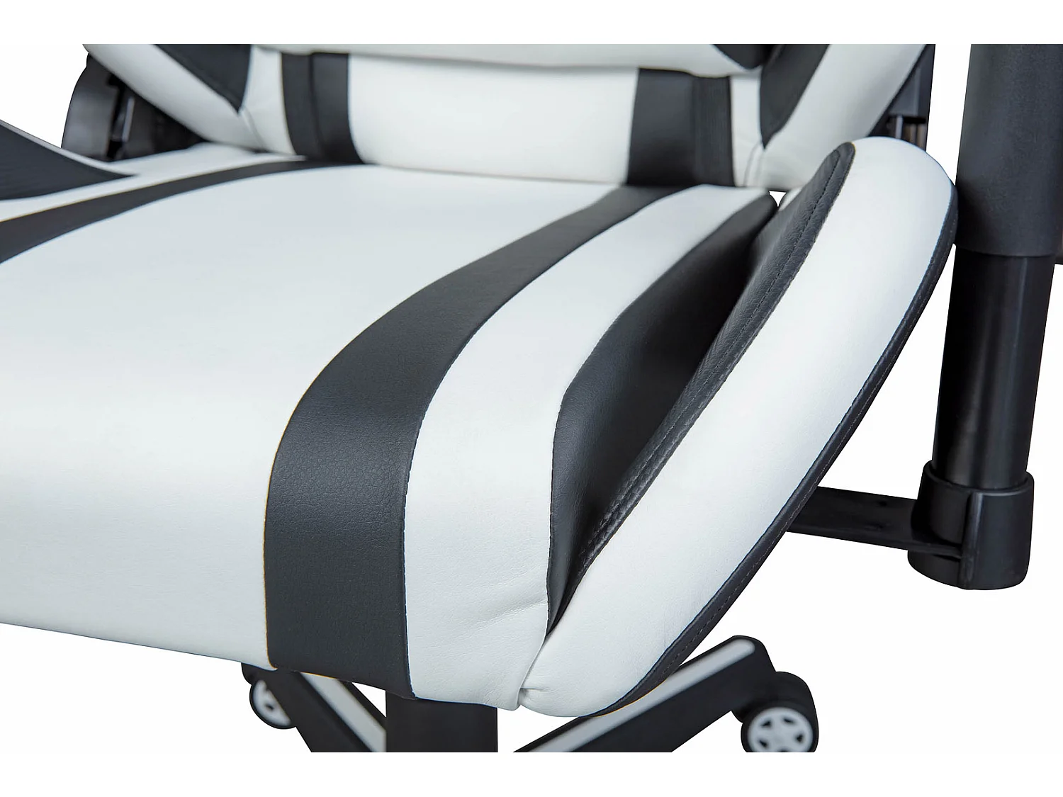 Fauteuil de Bureau "Zébré" 125-137cm Noir & Blanc