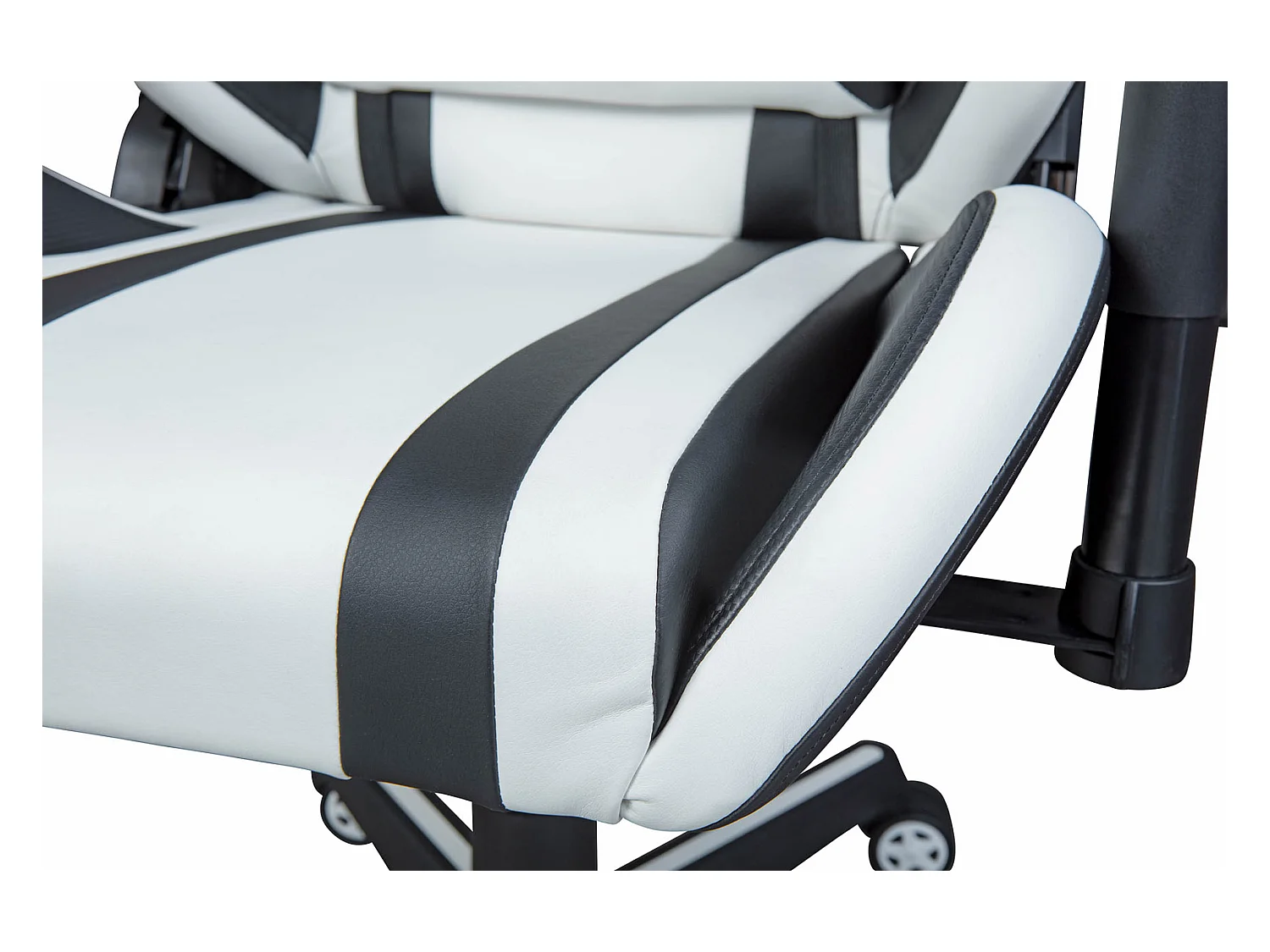 Fauteuil de Bureau "Zébré" 125-137cm Noir & Blanc