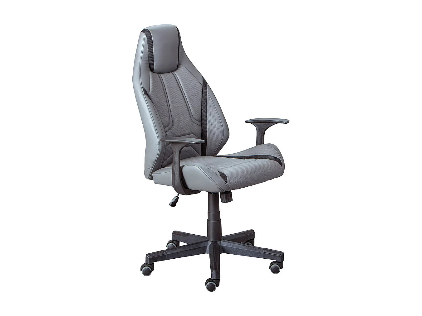 Fauteuil de Bureau Pivotant "Lisbeth" 108-118cm Gris
