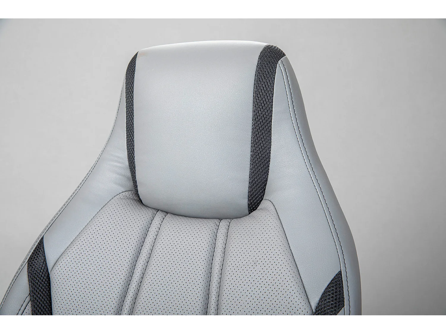 Fauteuil de Bureau Pivotant "Lisbeth" 108-118cm Gris