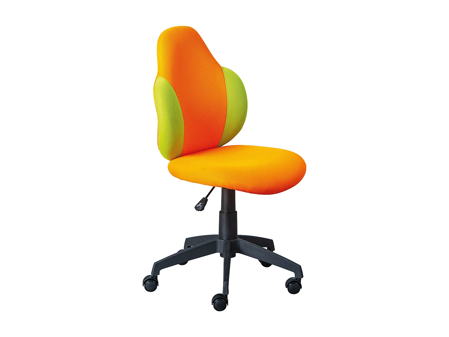 Jessi Bürostuhl orange, grün.