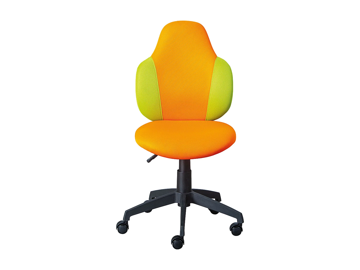 Jessi kantoorstoel oranje, groen.