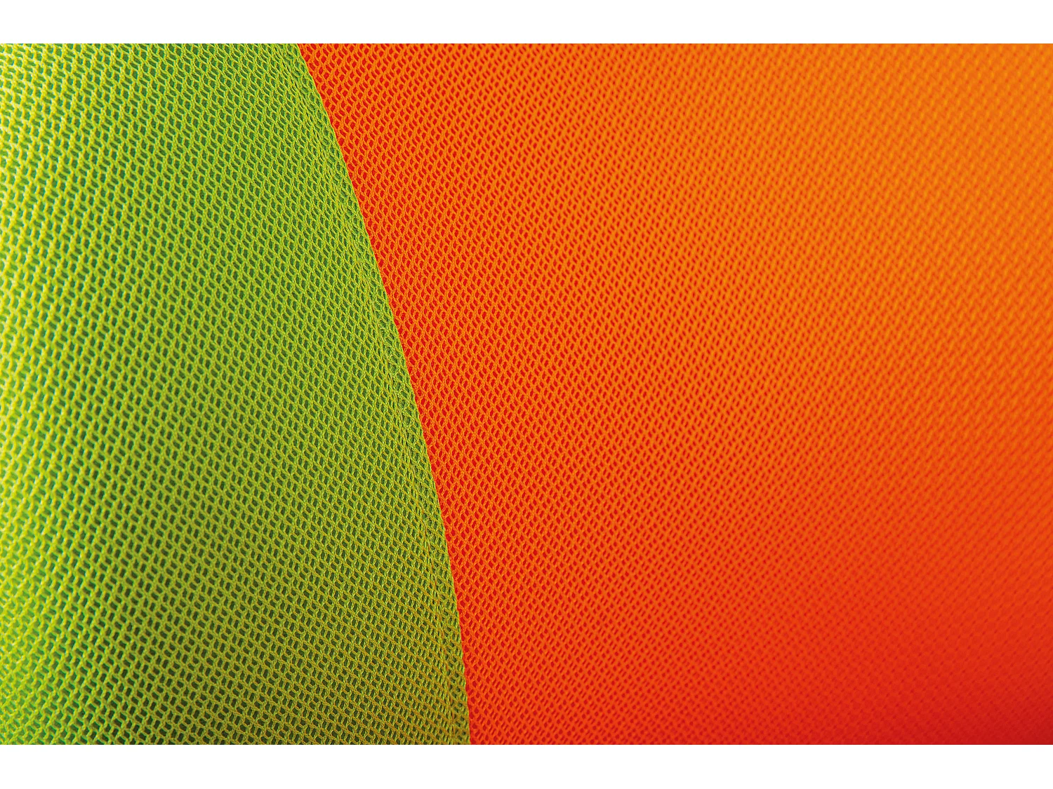 Jessi kantoorstoel oranje, groen.