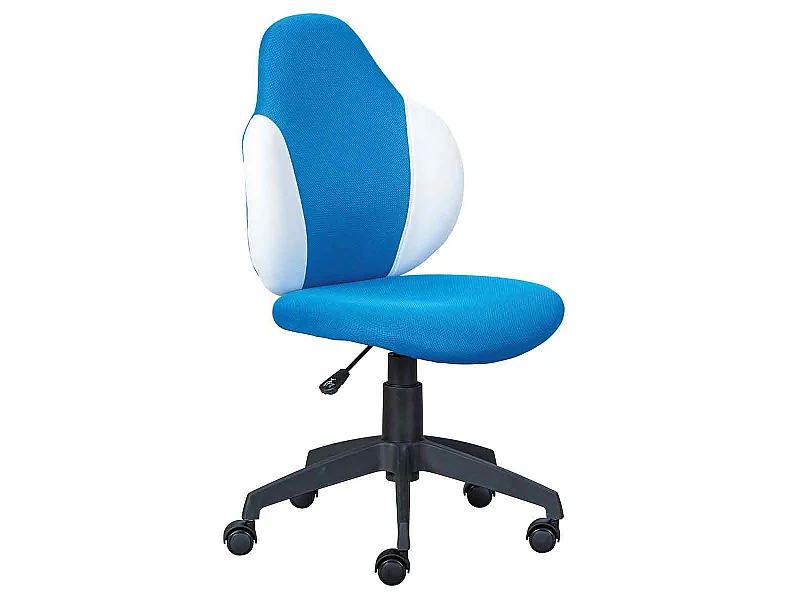 Chaise de Bureau "Jessi" 100cm Bleu & Blanc