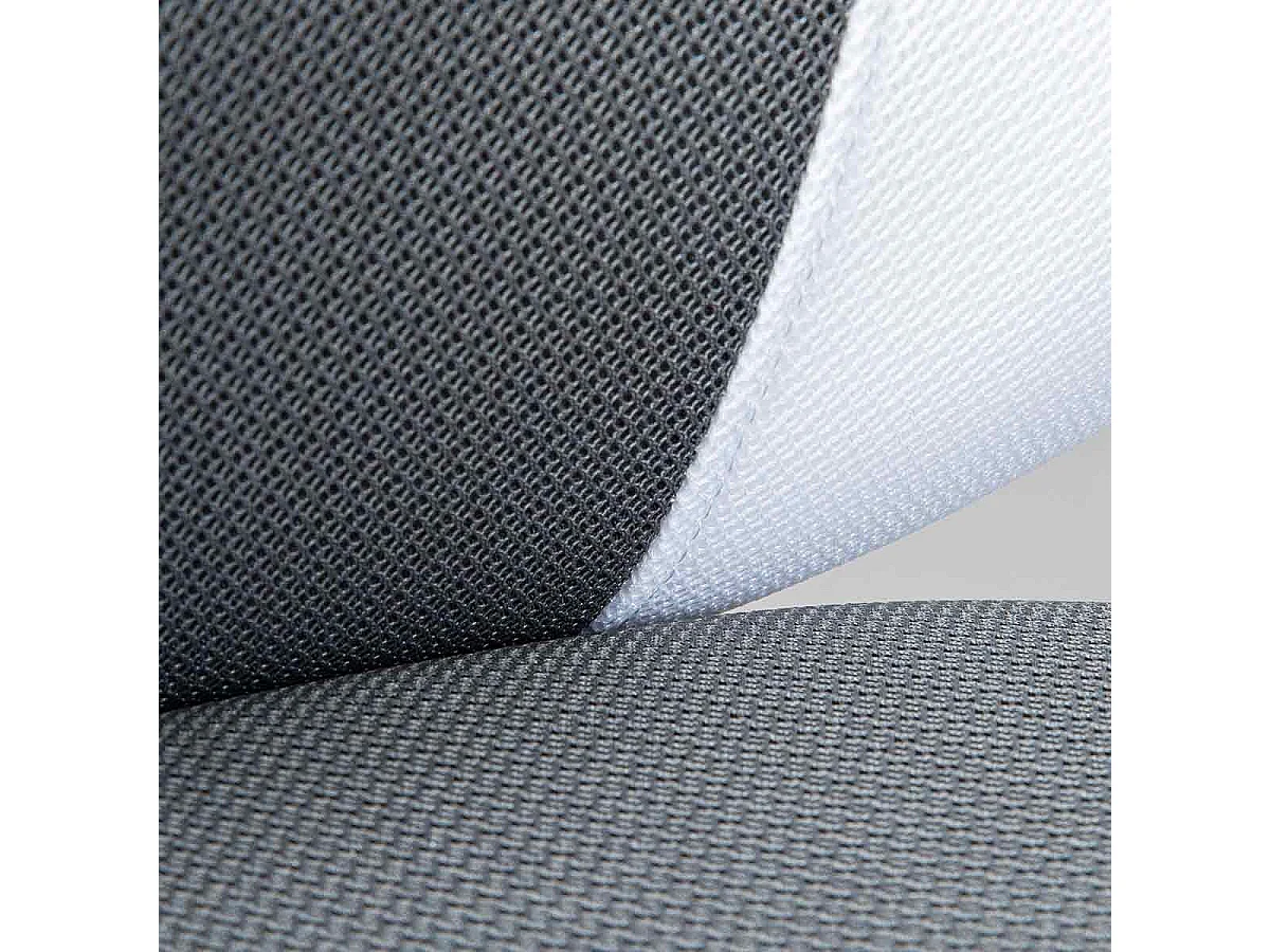 Chaise de Bureau "Jessi" 100cm Gris & Blanc