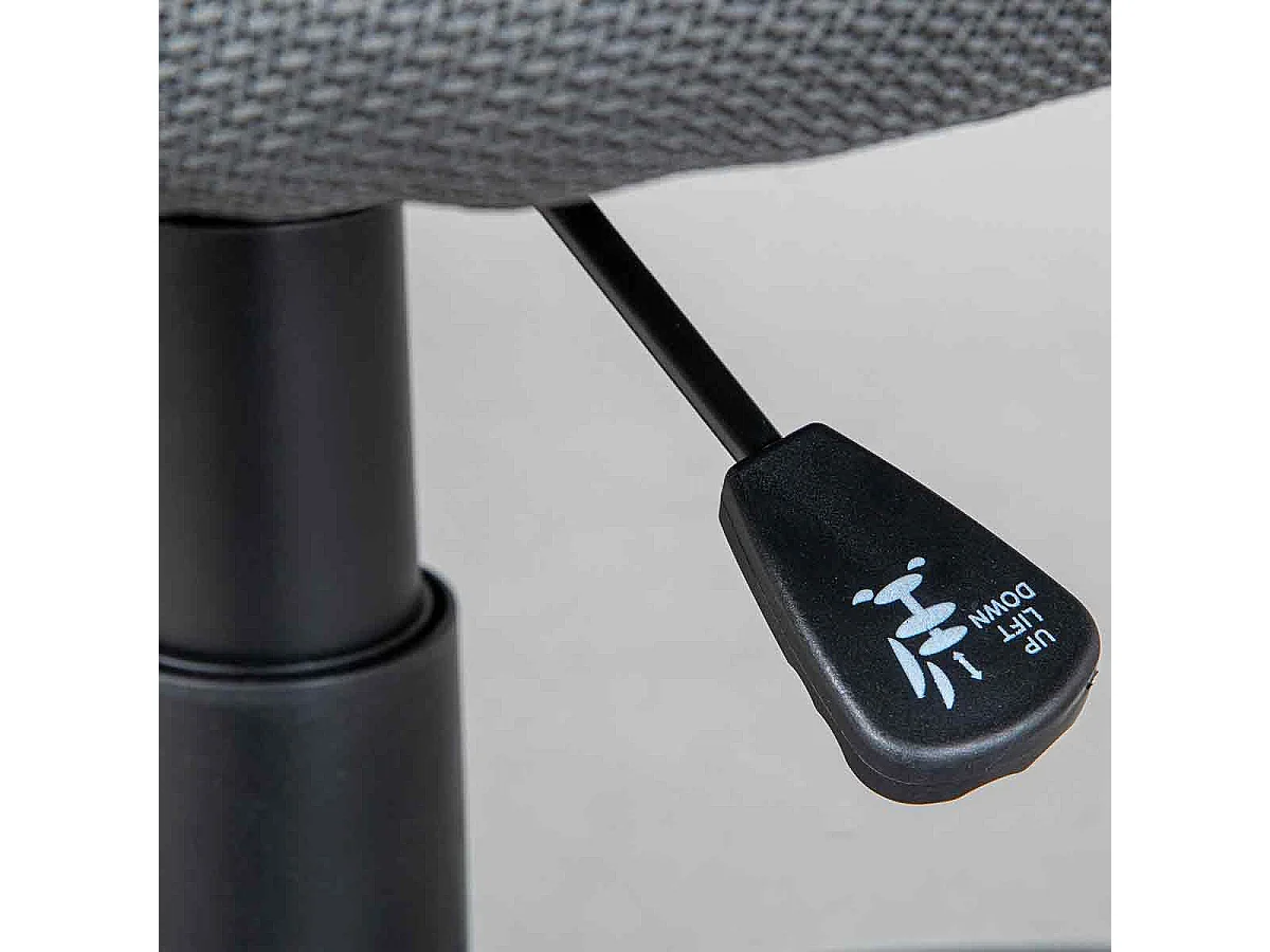 Chaise de Bureau "Jessi" 100cm Gris & Blanc