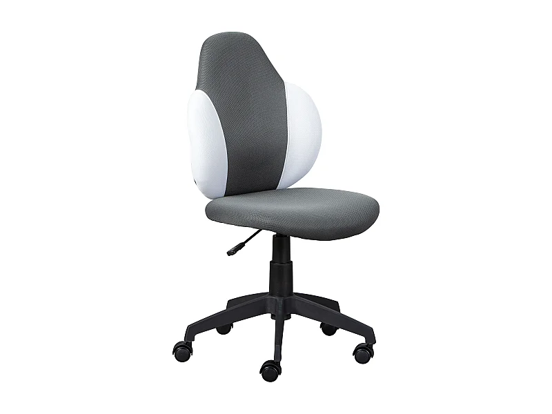 Chaise de Bureau "Jessi" 100cm Gris & Blanc