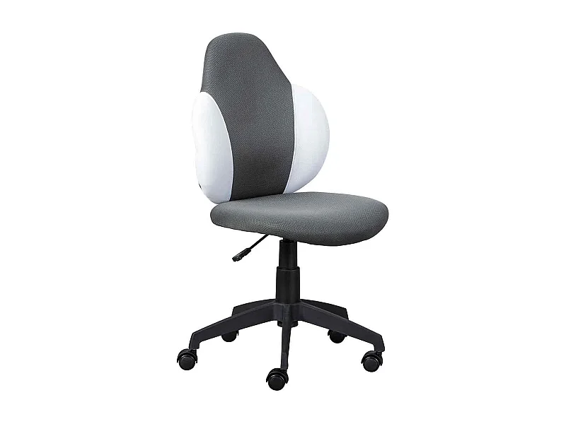 Chaise de Bureau "Jessi" 100cm Gris & Blanc